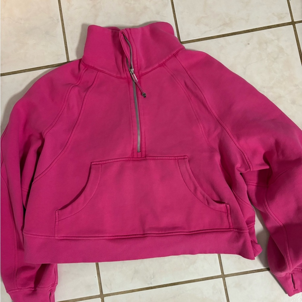 Sonic Pink Half-Zip Scuba
